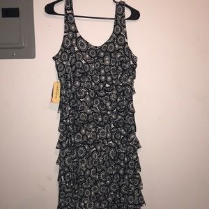 Patchington ruffle layered dress